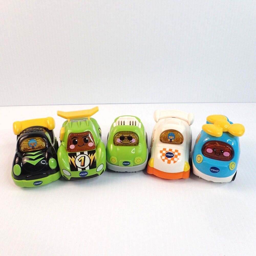 Vtech Go Go Smart Wheels Cars Lot Of 5 Airplane Helicopter Convertible Race Car
